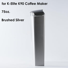 RLPARZOICE 75oz reservoir close-up of brushed-silver finish, showcasing durability and style.