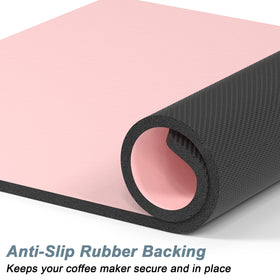 Rnivvi 0.16 inch thick mat is easy to clean and maintain