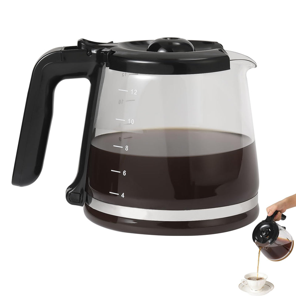 Roabertic 12-cup carafe body with heat resistant glass for Mr. Coffee