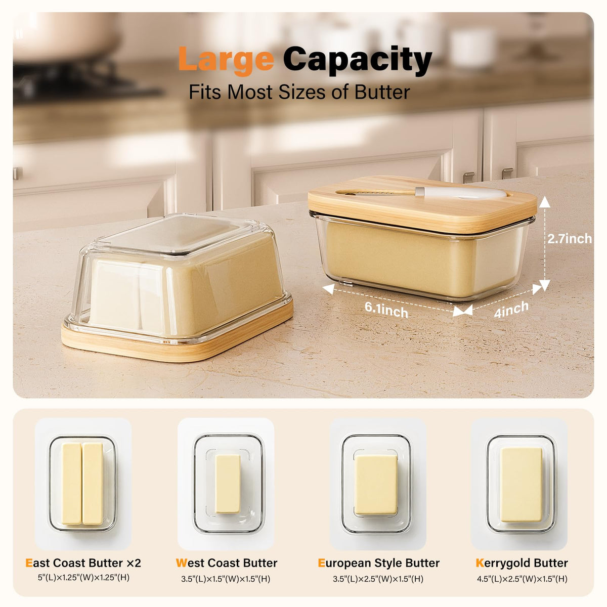 Road to purification bamboo lid with integrated knife for on-the-go slicing.