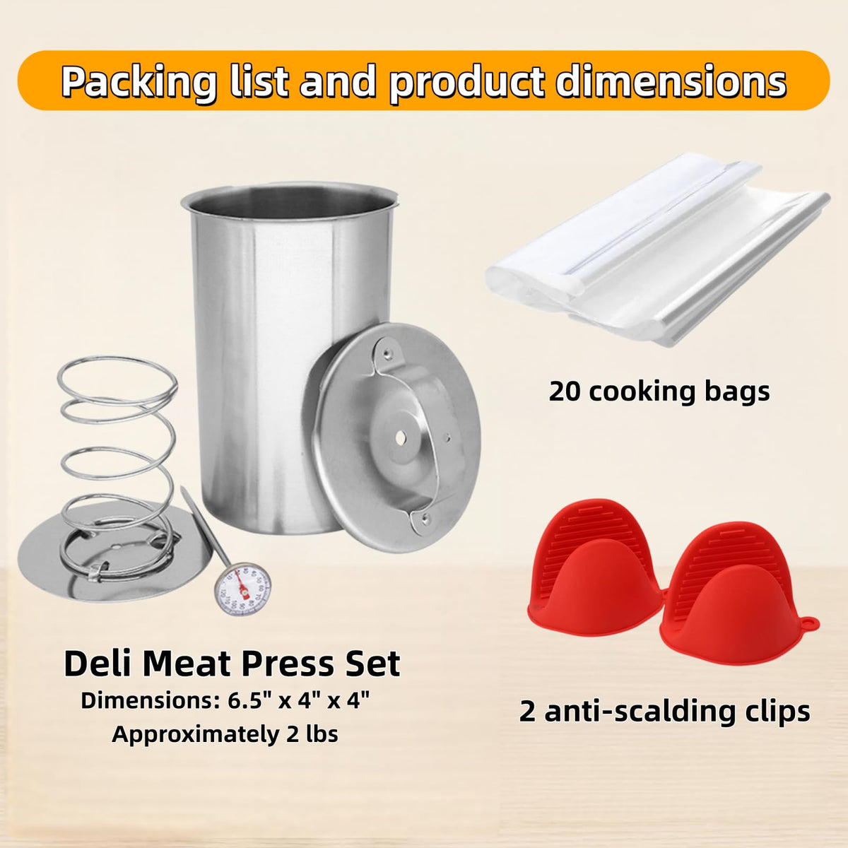 RoadAlchemist compact deli press fits in small kitchens or campers.