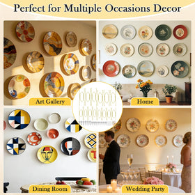 Roadplum included wall hooks simplify hanging and rearranging decor.