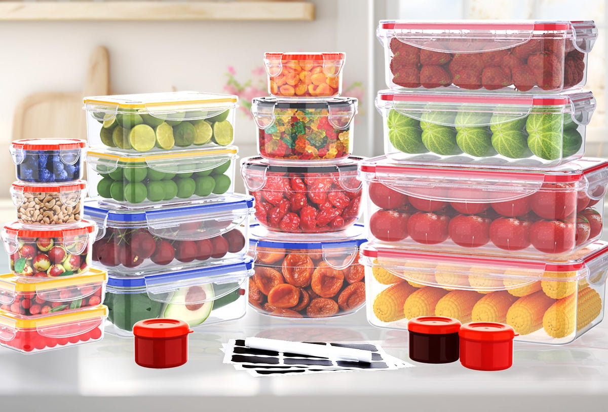 RockBerry stackable design saves shelf and fridge space