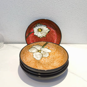 Rockgoldbug bowls stacked for compact, space-saving kitchen storage.