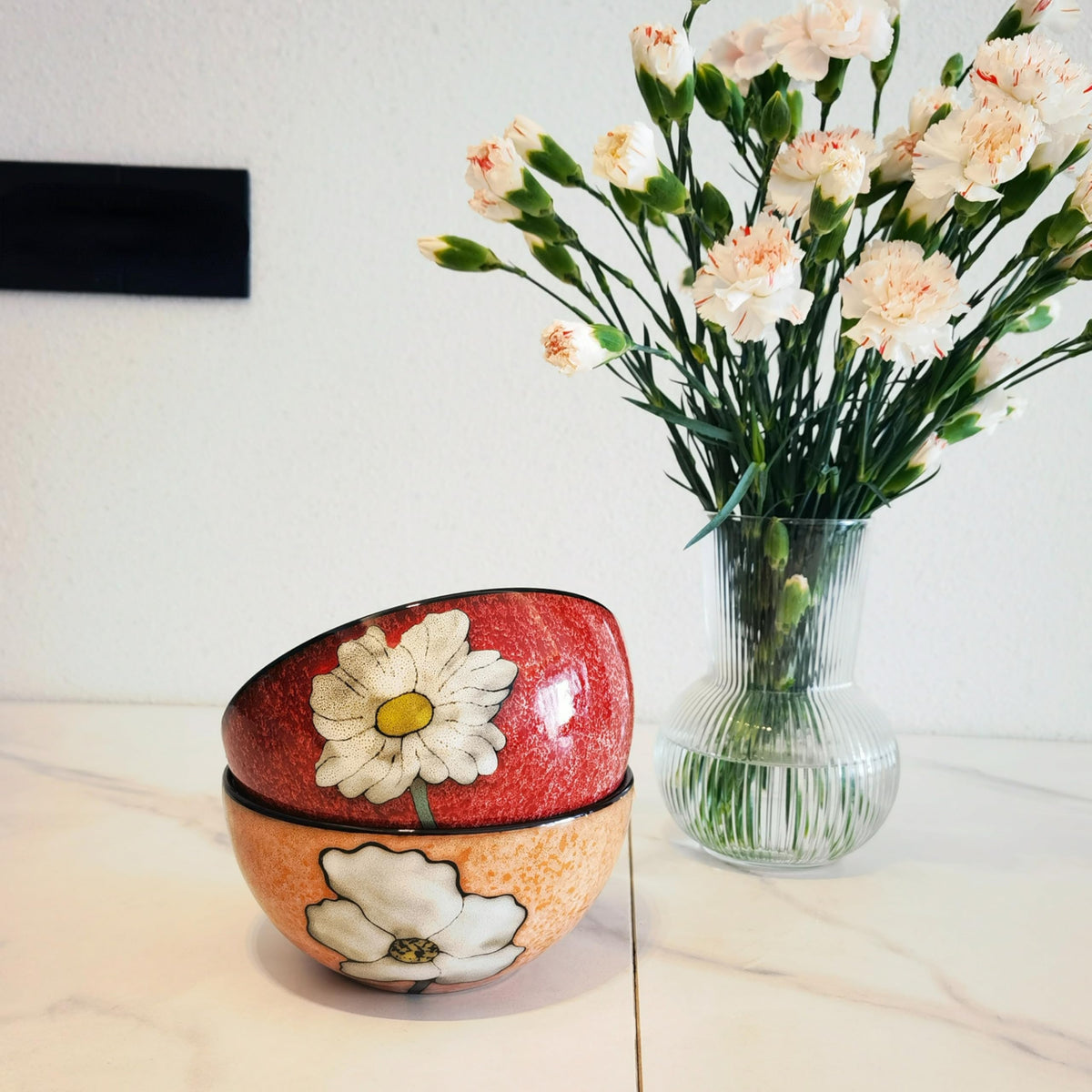 Rockgoldbug family table setting with four colors to match mood