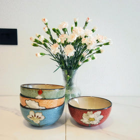 Rockgoldbug green bowl finish suitable for everyday meals and entertaining