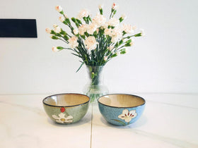 Rockgoldbug pink bowl interior showcasing versatile serving and snacks