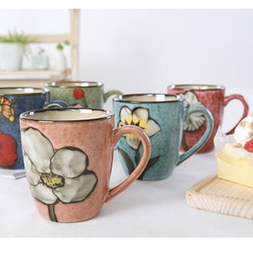 RockGoldBug kiln-glazing detail on mug, vibrant colors stay bright.