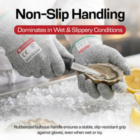 Rockland Guard in action opening oysters and shellfish.