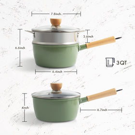 ROCKURWOK easy-clean surface means little scrubbing after cooking