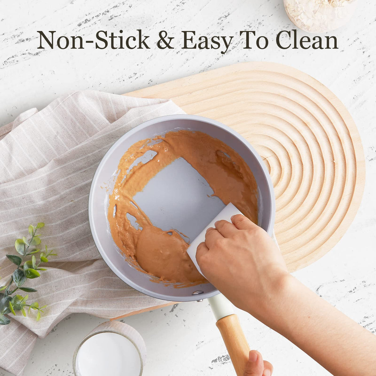 ROCKURWOK PFAS-free coating protects flavor and easy food release with less sticking.