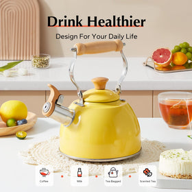 ROCKURWOK kettle is BPA-free and Teflon-free
