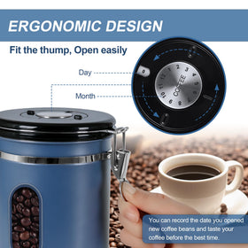 ROCKY&CHAO CO2 valve minimizes air exposure for flavor.