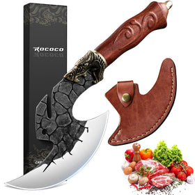 ROCOCO Viking Cleaver blade detail for precise meat slicing and chopping
