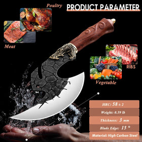 ROCOCO Viking Cleaver packaging and gifting-ready presentation
