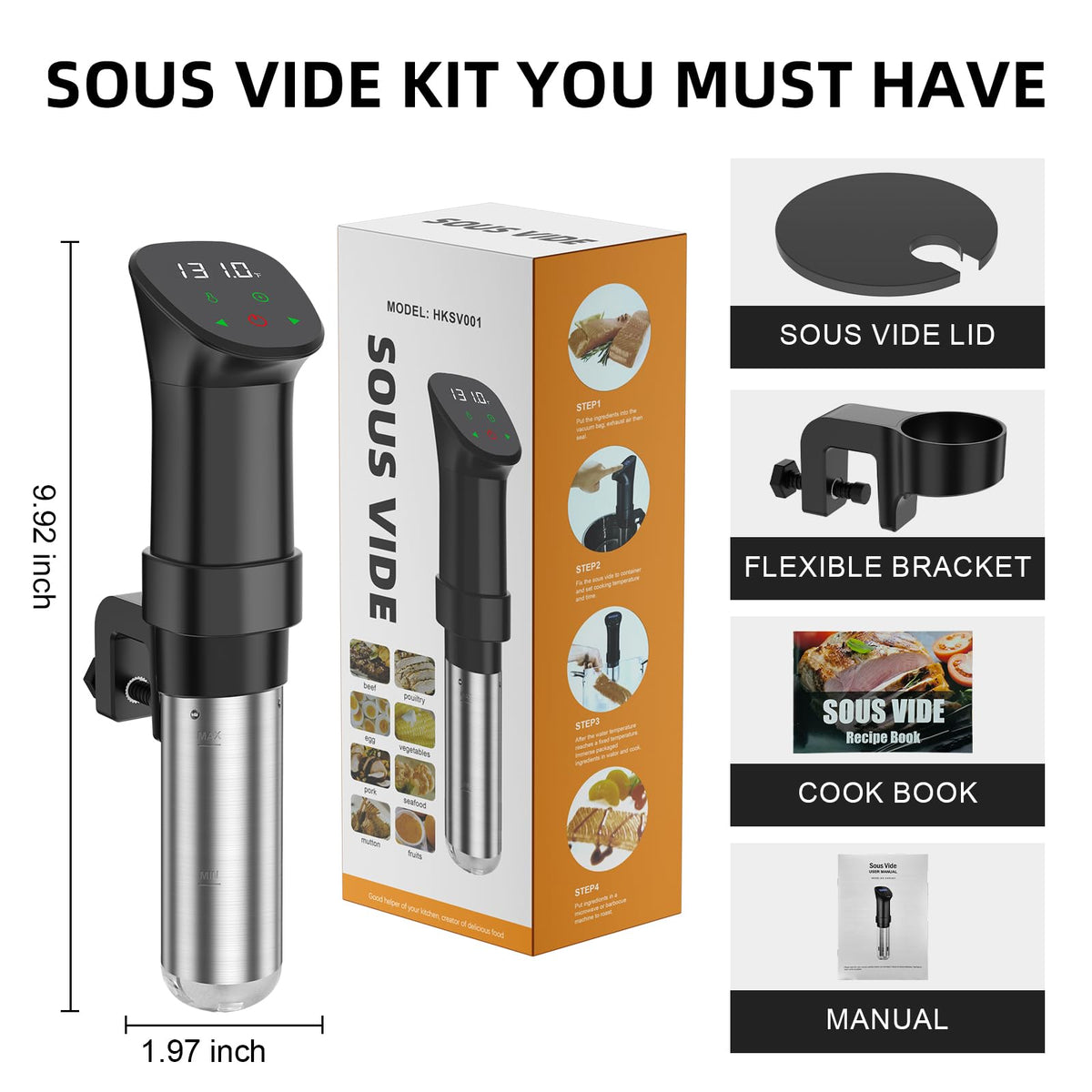 Rocyis immersion circulator provides fast heating and even water flow