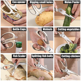 Roczipeng scissors are dishwasher safe for quick cleanup.