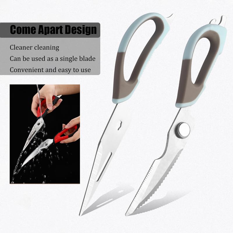Roczipeng ergonomic handle for comfortable grip during long prep tasks.