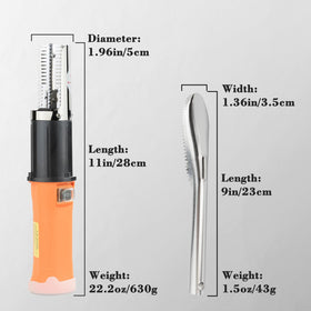 ROEDEER ergonomic grip promotes comfortable scaling.