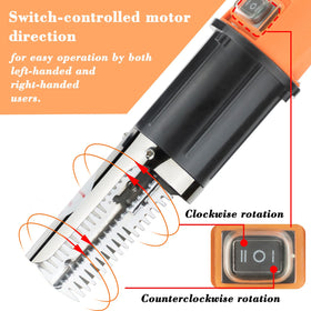 ROEDEER two-way rotation control for precise handling.