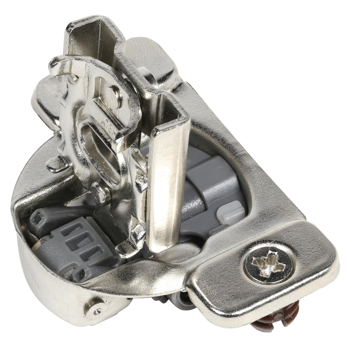 Rok easy-install hinge restricor NEH89 simplifies mounting on face frames.