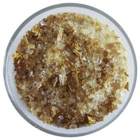 Rokz dried lemon peel and citrus sugar blend enhances drink aroma.