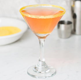 Rokz sparkling sugar rim elevates whiskey sours and lemon drops