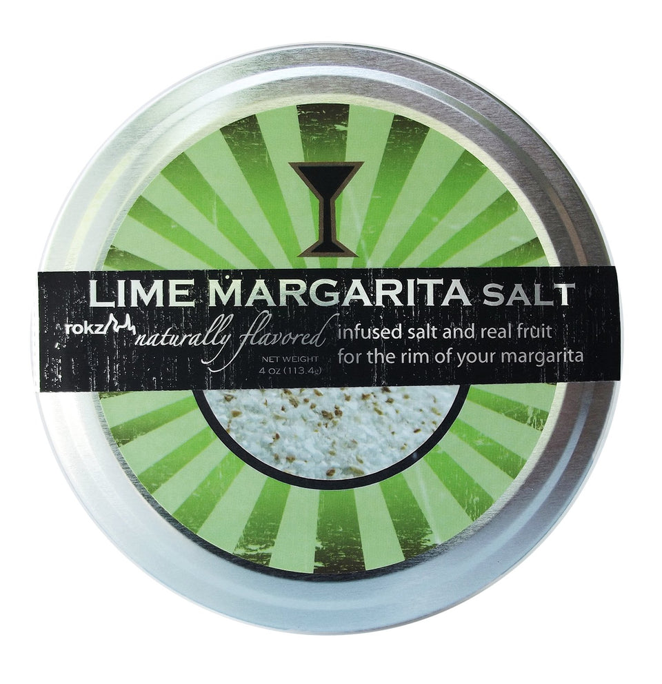 Rokz Lime Margarita Salt bottle for crafted cocktails