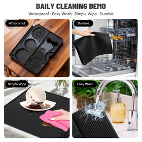 Rolitwils detachable drying pad keeps damp items organized.