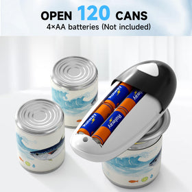 ROLWAY battery compartment access highlights portable power option with four AA batteries