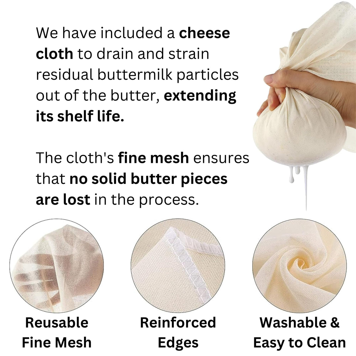Roman Ventures Dazey recipe book included inspires flavorful, homemade butter ideas.
