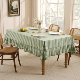 Romanstile camping dining tablecloth sage for versatile outdoor meals.