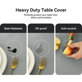 Romanstile easy-clean surface wipes clean quickly after meals and events.