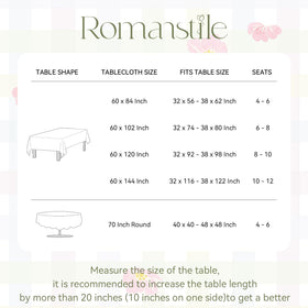 Romanstile gradient Easter tablecloth design enhances table presentation