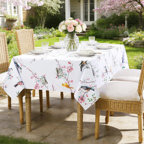 Romanstile oil-proof plastic tablecloth ideal for BBQs and oily foods