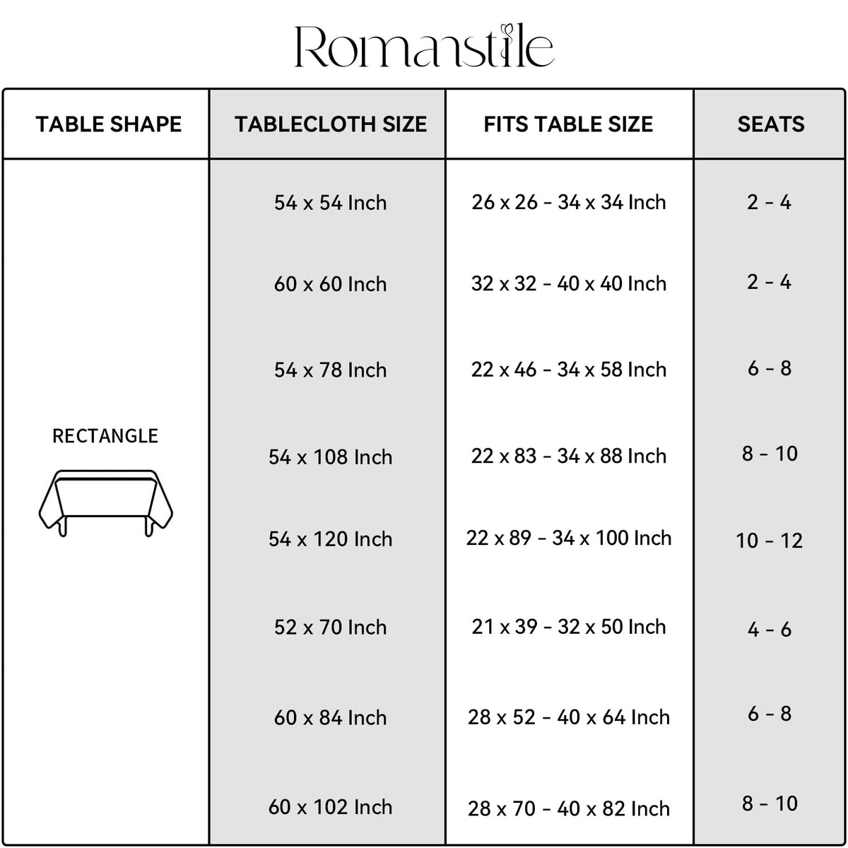 Romanstile outdoor picnic dining tablecloth in grey keeps surfaces clean during al fresco meals.