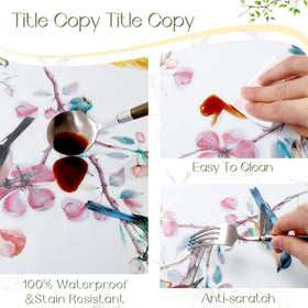 Romanstile outdoor waterproof tablecloth ready for summer gatherings