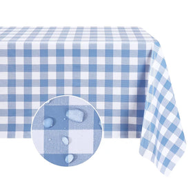 Romanstile rectangle vinyl tablecloth waterproof protection against spills