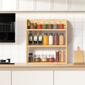 ROMGUAR CRAFT multi-use storage rack for kitchen, bathroom, and office items.