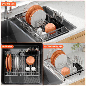 Romision adjustable-sink-support-bars adapt to different sink sizes for versatile use.