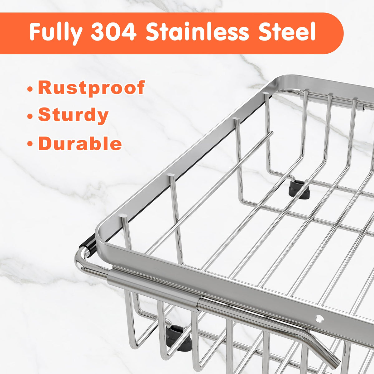 Romision compact-drying rack fits small kitchens and saves valuable counter space.