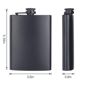 ROMROC stainless steel flask with leak-proof design prevents spills on the go.