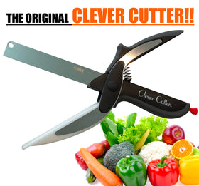 Ronan Clever Cutter in one unit with an integrated cutting board.