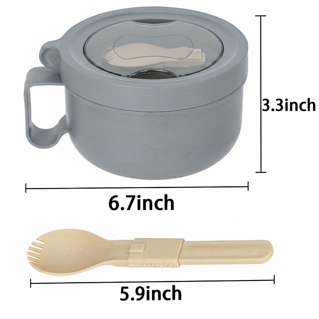 Ronanemon 28oz bowl ready for microwave speeds meal prep.