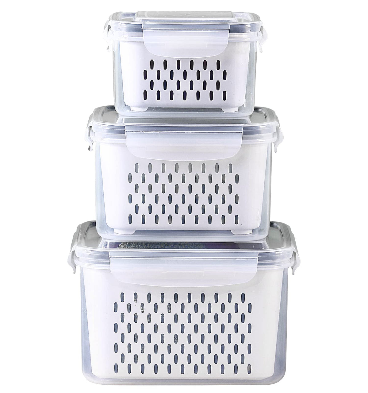 Ronanemon 3Pack fridge storage containers for organized pantry and fridge.
