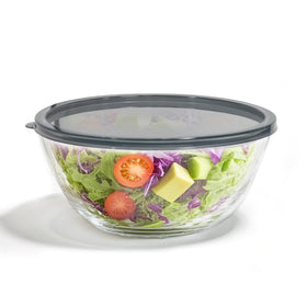 Ronanemon 5qt deep glass bowl with lid for fermentation monitoring and freshness.