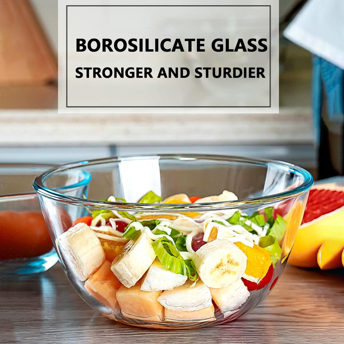Ronanemon dishwasher-safe bowl simplifies cleanup after marinating and meals.