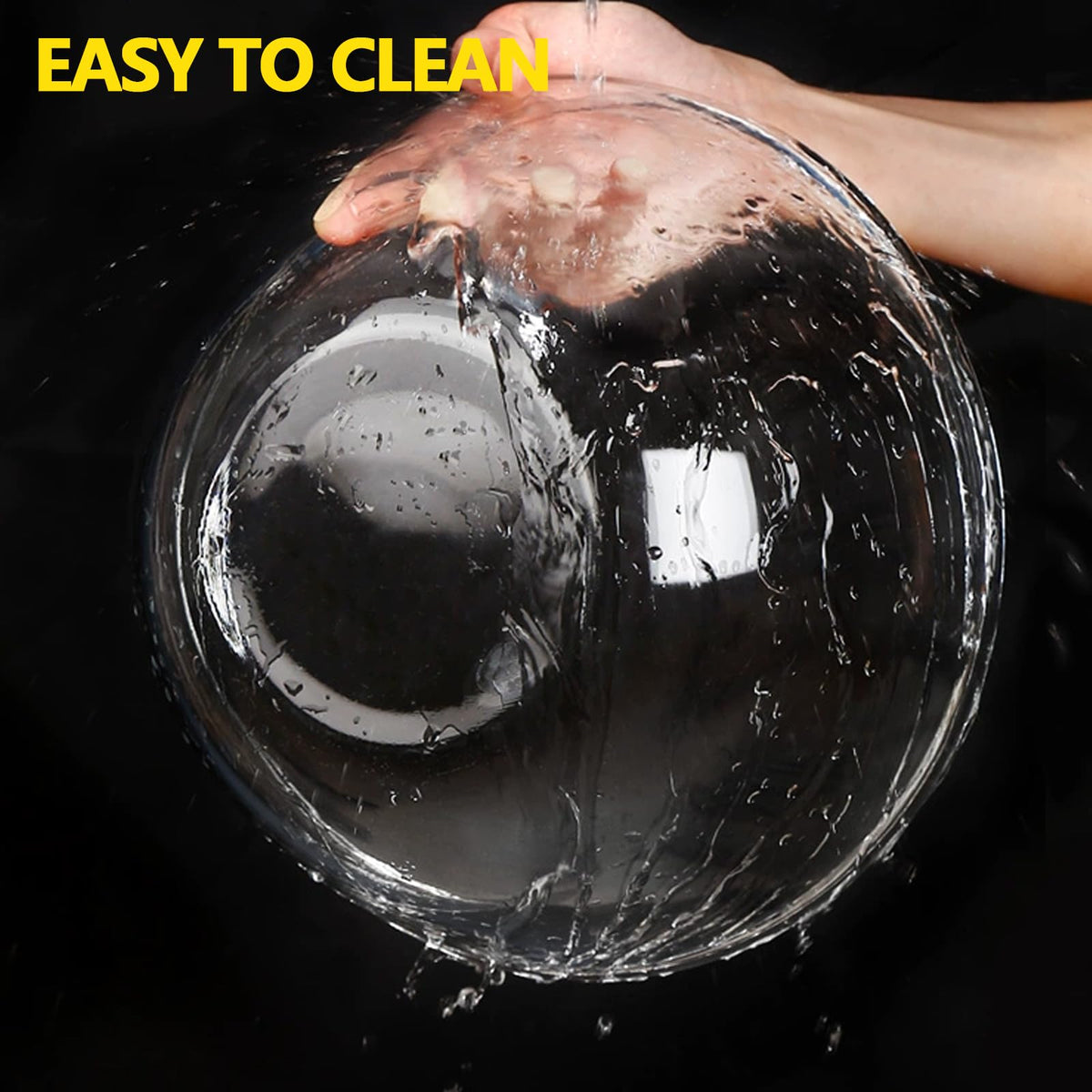 Ronanemon easy-grip rim and smooth interior for stirring.