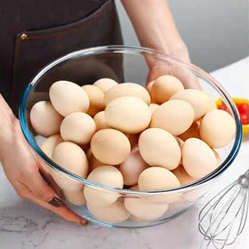 Ronanemon dishwasher-safe glass bowl for quick, easy cleaning.