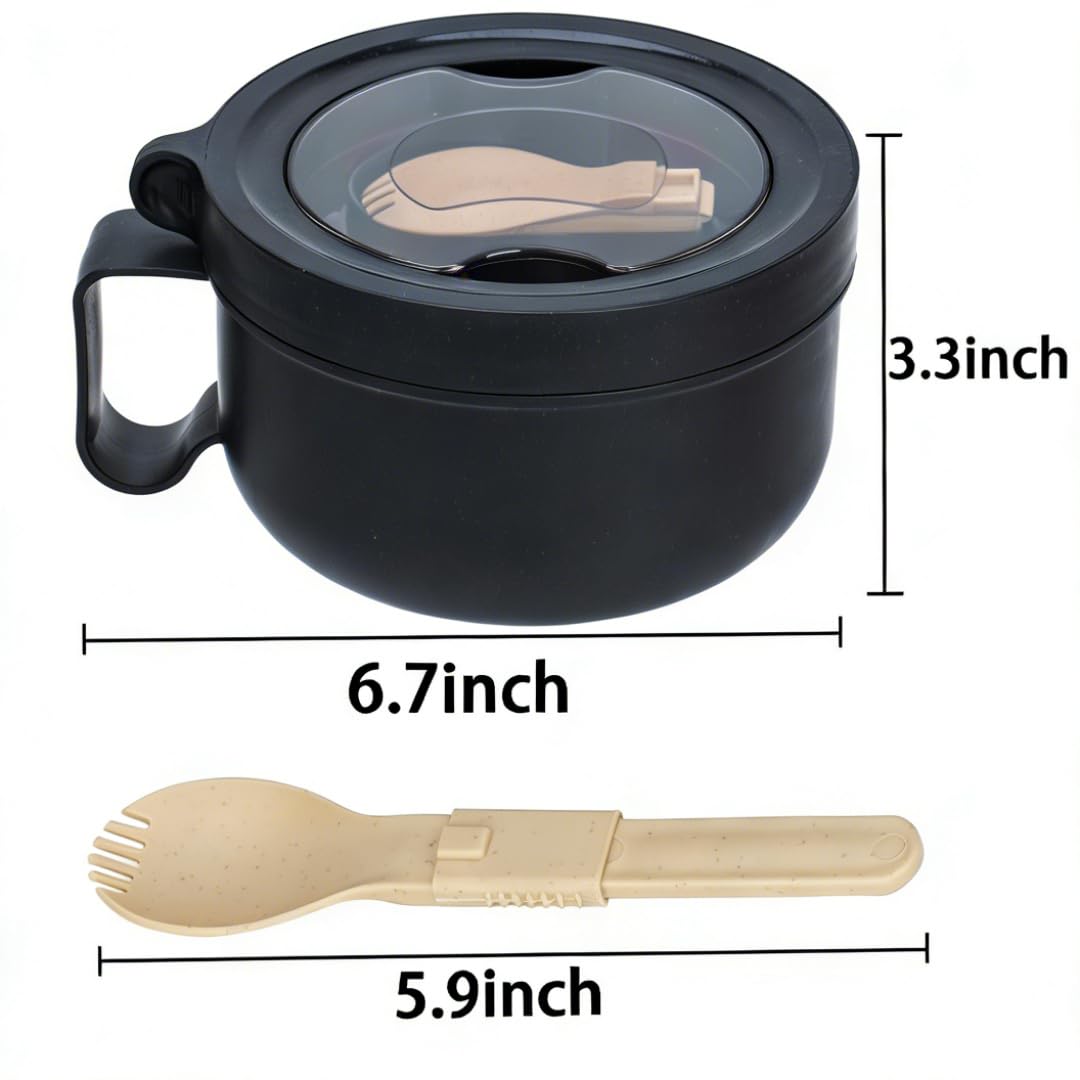 Ronanemon easy-grip handle design enables safe, comfortable lifting from the microwave